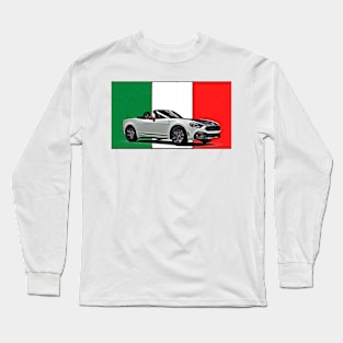 Abarth 124 Italian Print Long Sleeve T-Shirt